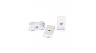 Plaquette de filetage en acier rectangulaire